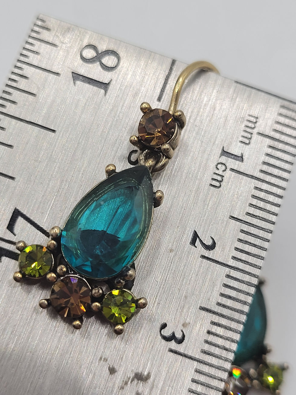 Thumbnail: Monet Crystal Drop Earrings