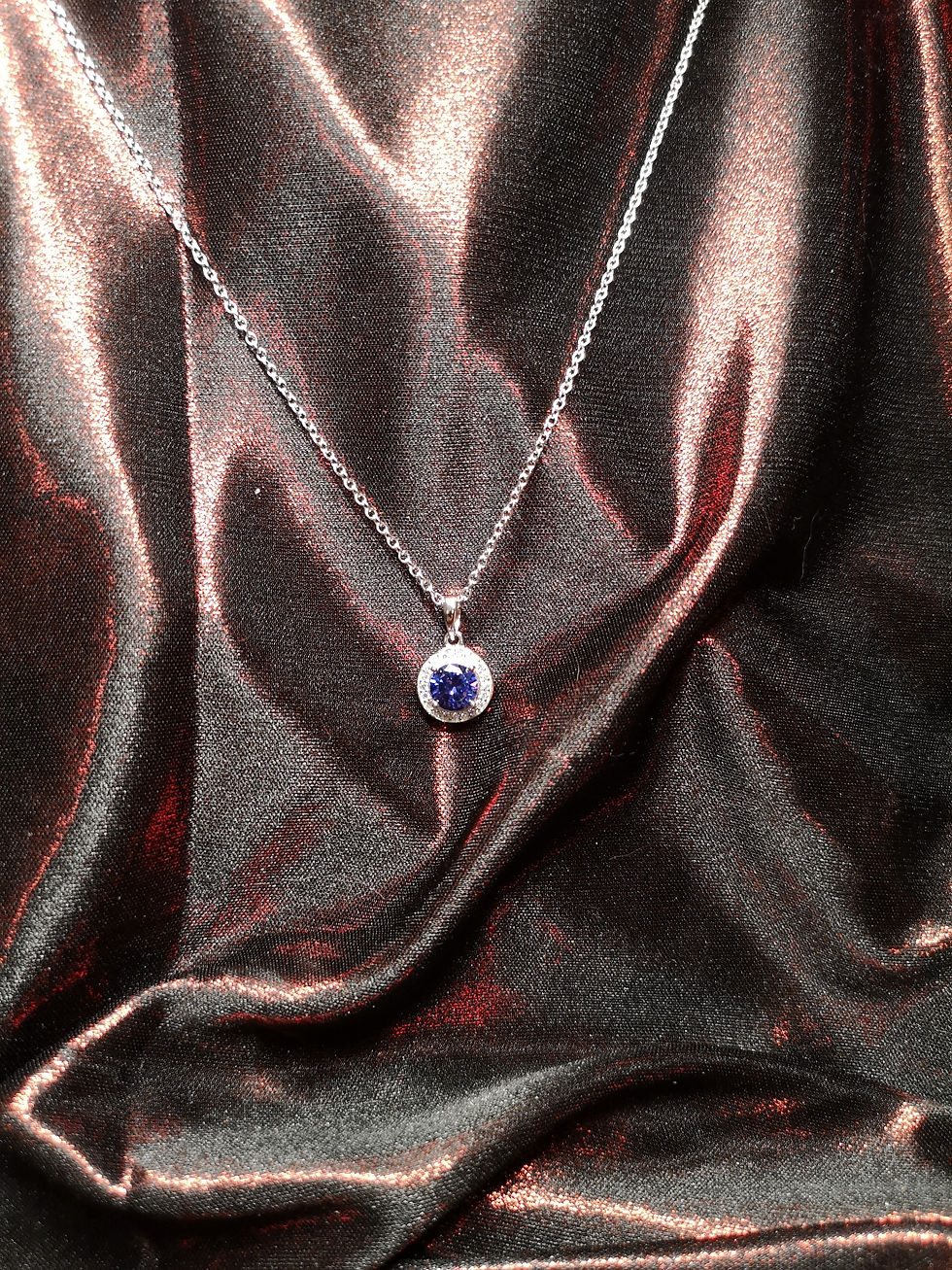 Thumbnail: Amethyst Pendant and Earring Set