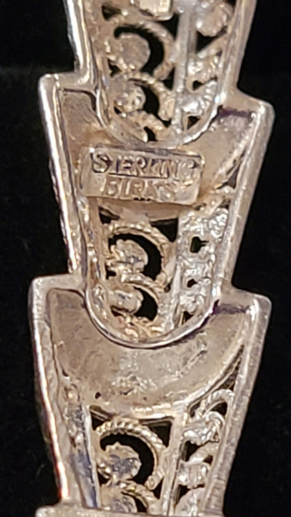 Thumbnail: Sterling Filigree Brooch - Birks