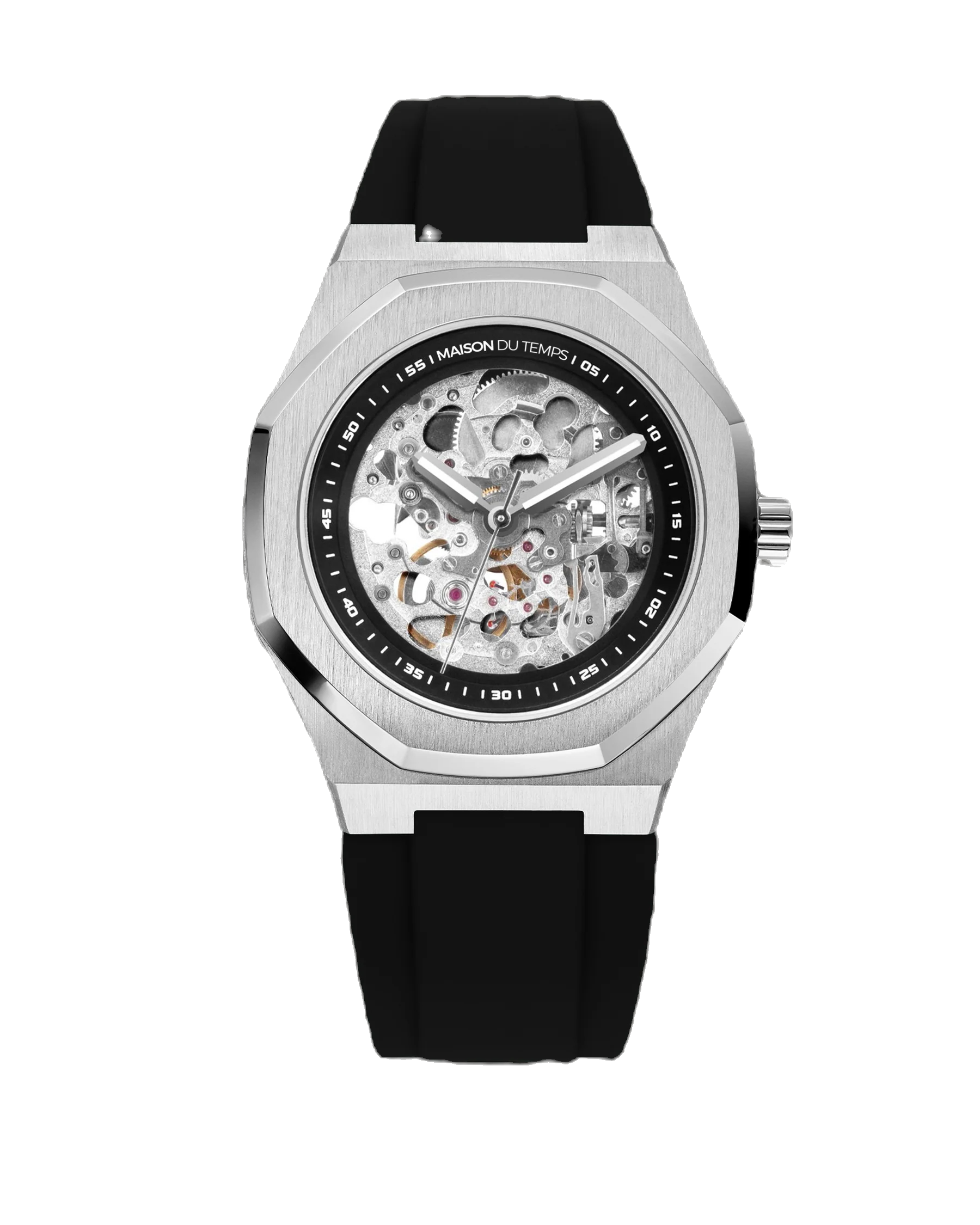 Maison du Temps MTBeta Skeleton Miyota Black Silicone Auto 40mm