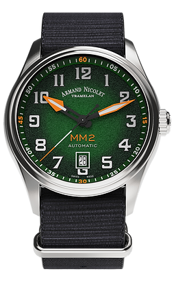 Armand Nicolet MM2-41 Green Swiss Made Automatic