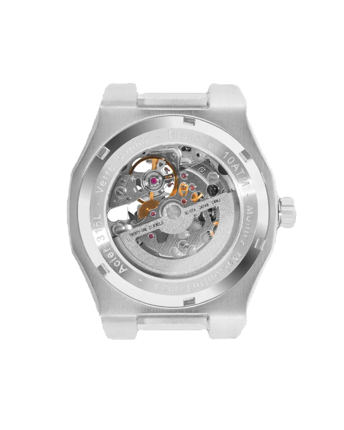 Thumbnail: Maison du Temps MTBeta Auto Miyota Skeleton Turquoise Silicone 40mm
