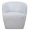 Thumbnail: Light grey upholstered armchair with a curved back and modern design.