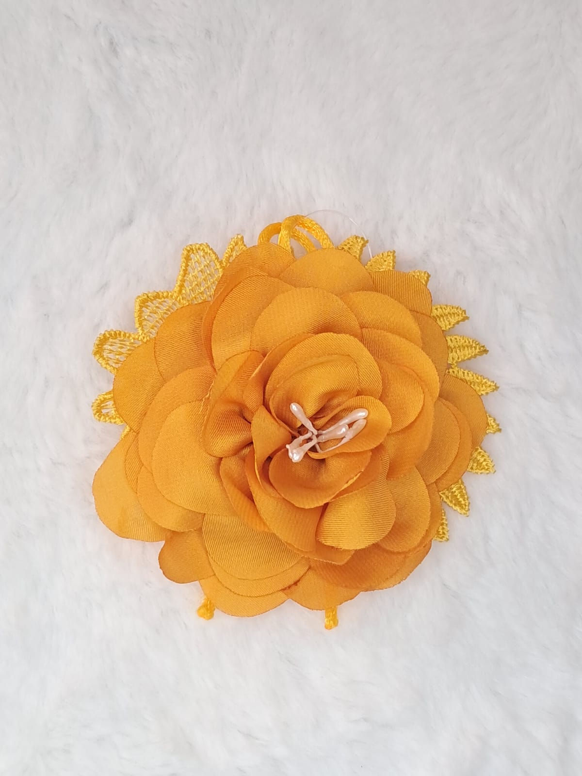Flor Milonga Amarelo Ouro