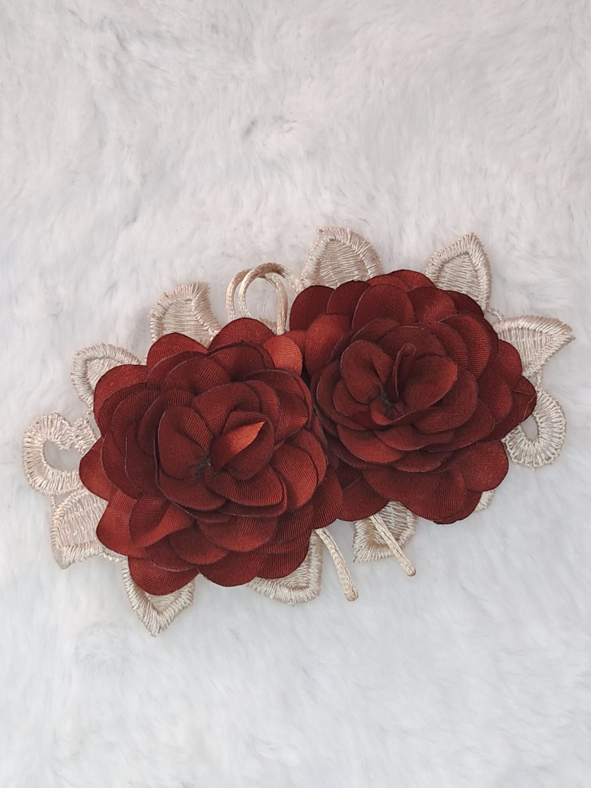 Flor Duas Damas Marrom