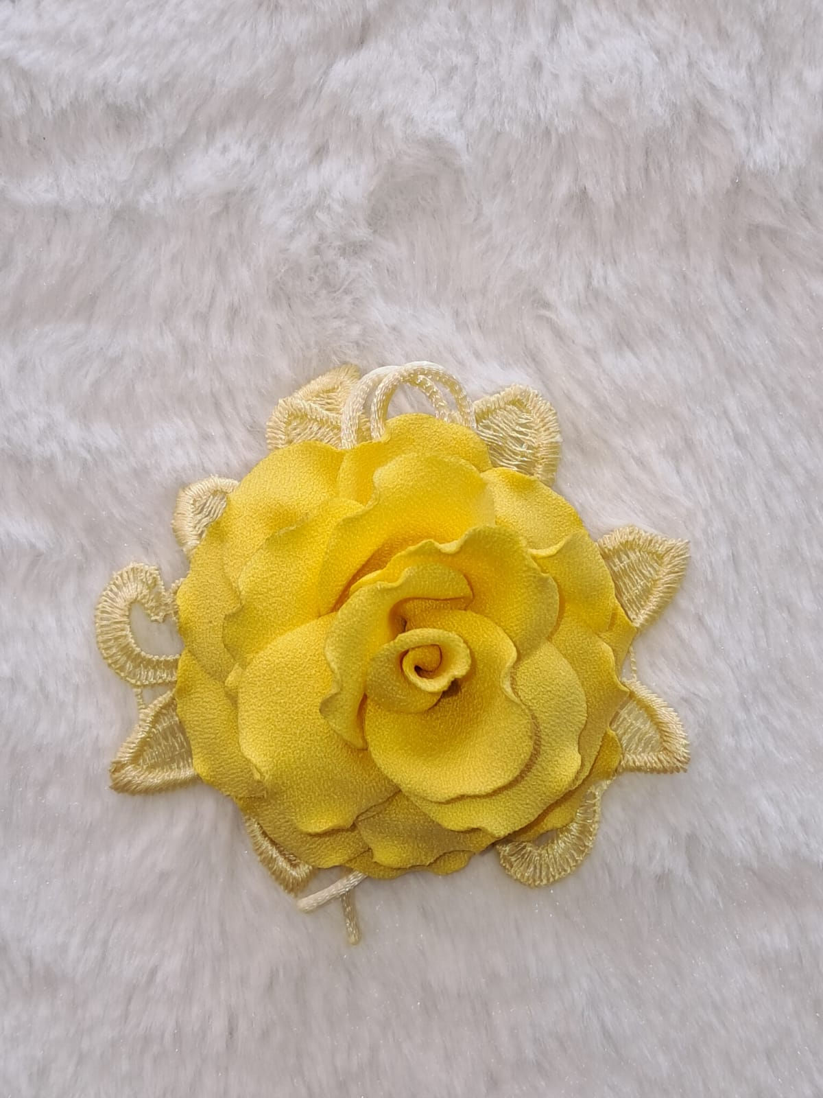 Flor Tirana Amarelo Canário