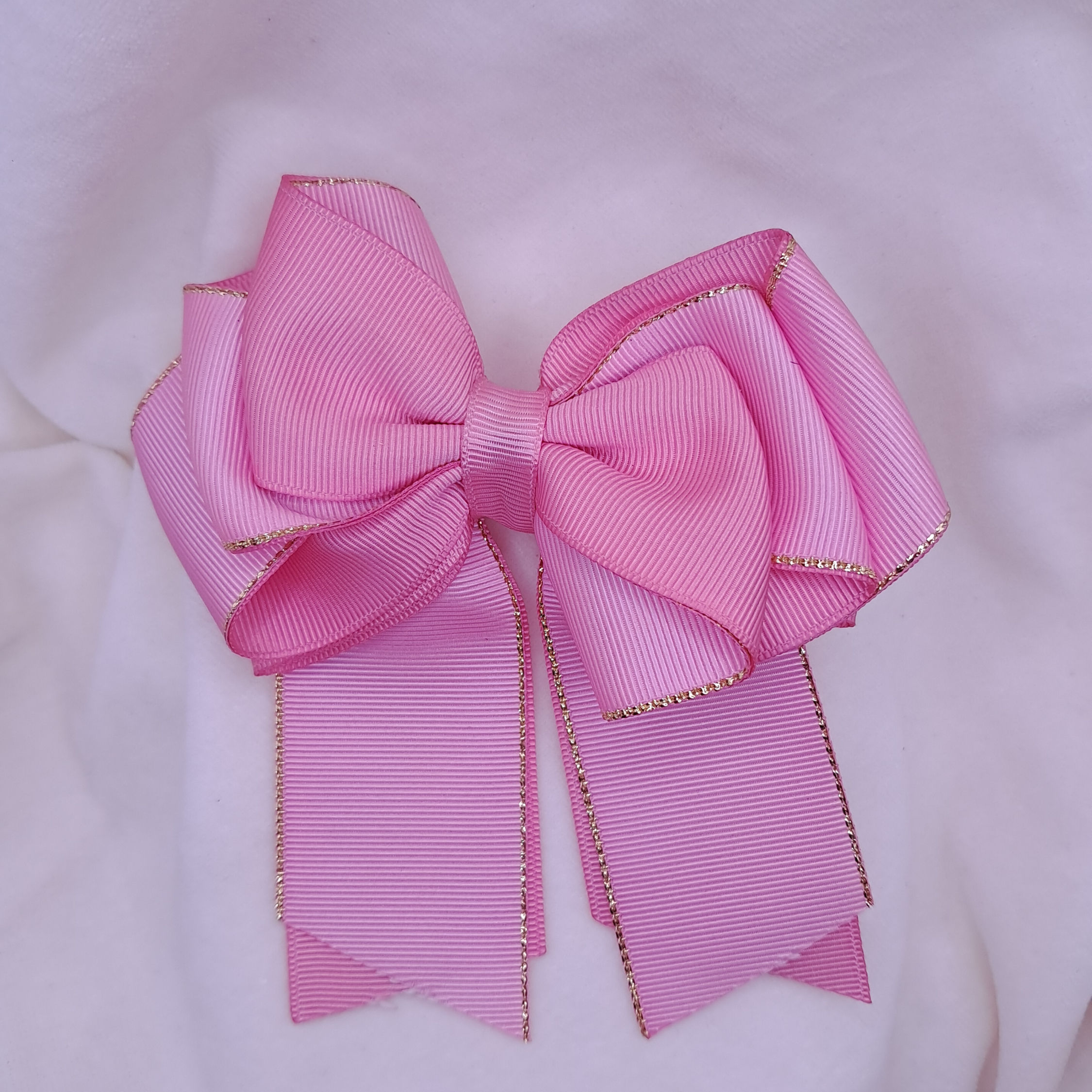 Laço de Cabelo Rosa