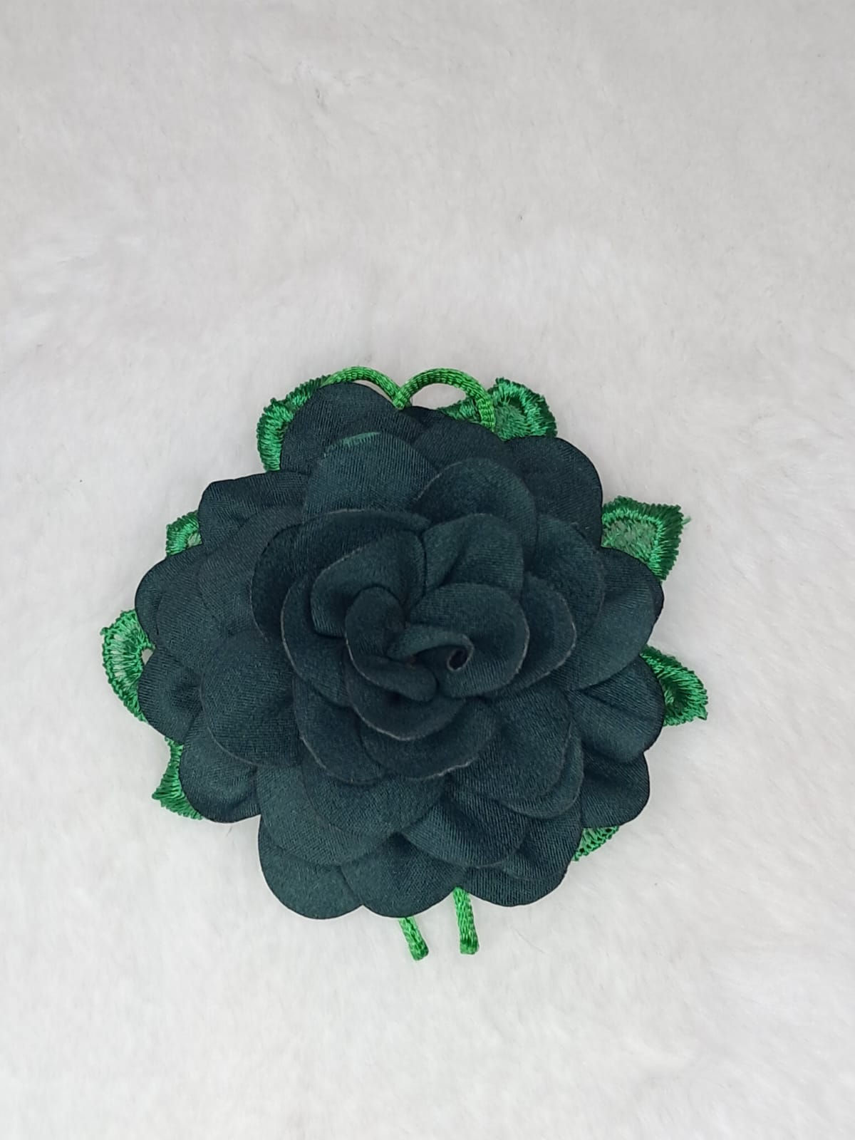 Flor Milonga Verde Escuro