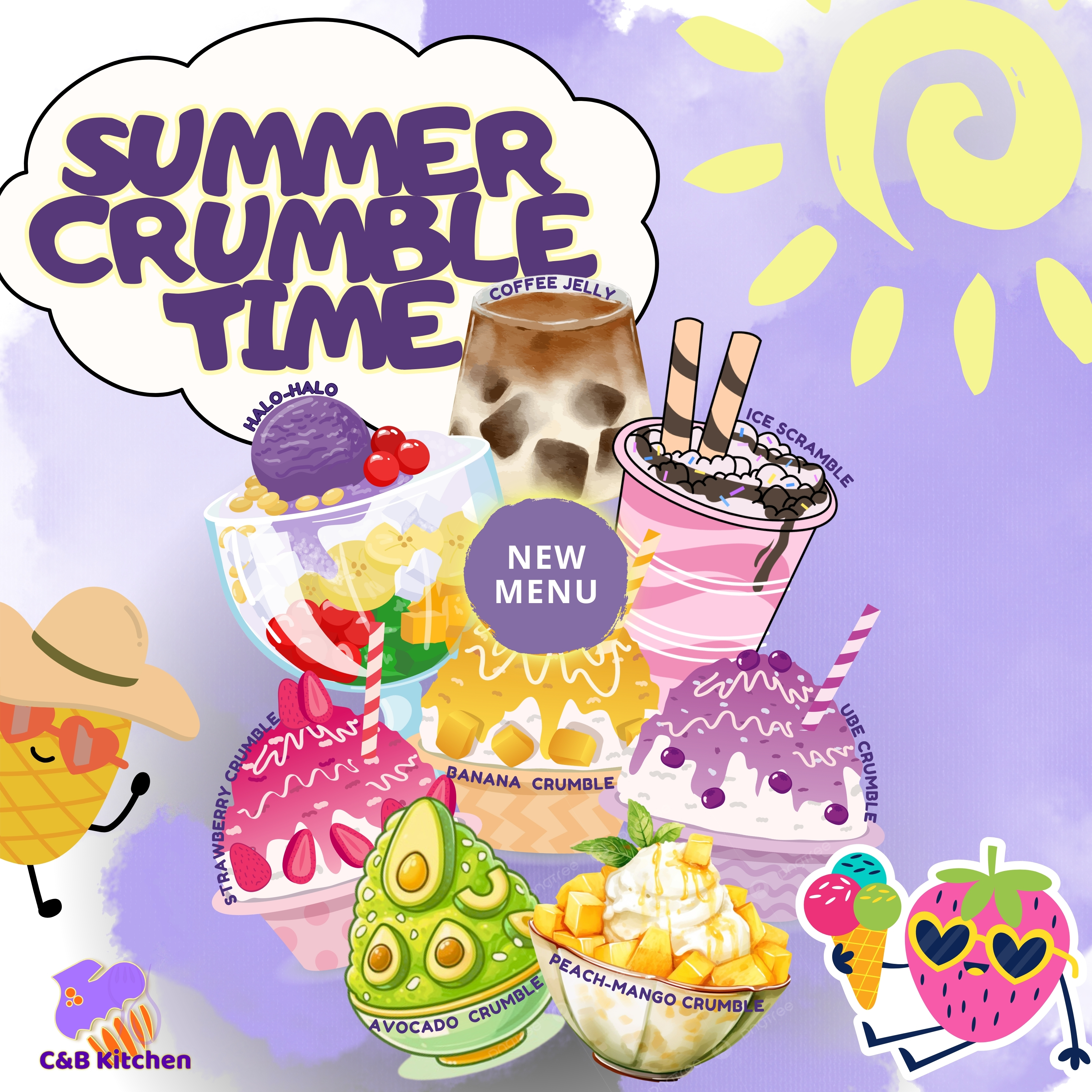 Arranged Food and Objects