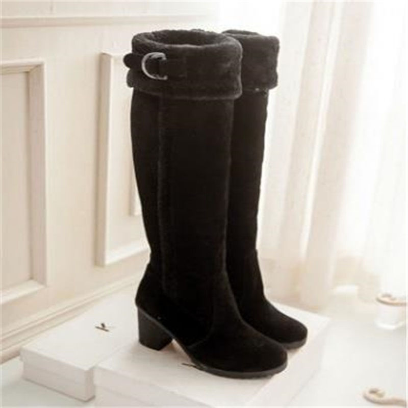 Thumbnail: Women's Frosted Plush High Boots 