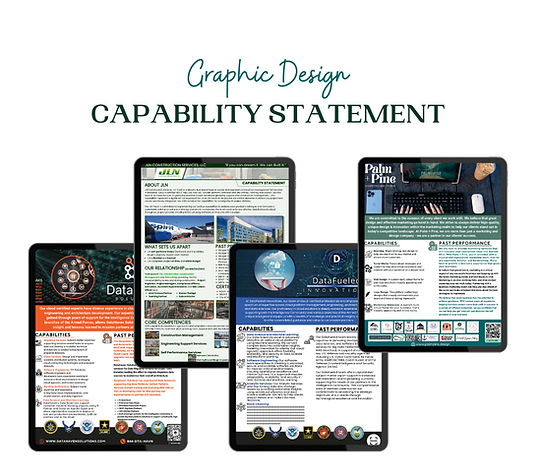 Capability Statement Product Mockup