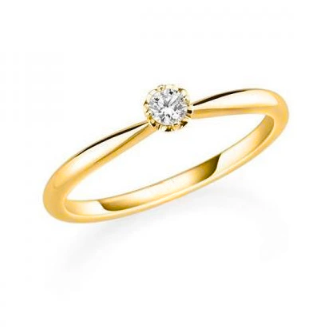 Anillo de Compromiso Oro 18K Queen II