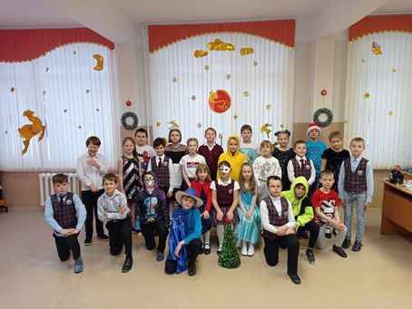 Новогодняя дискотека в 3А классе