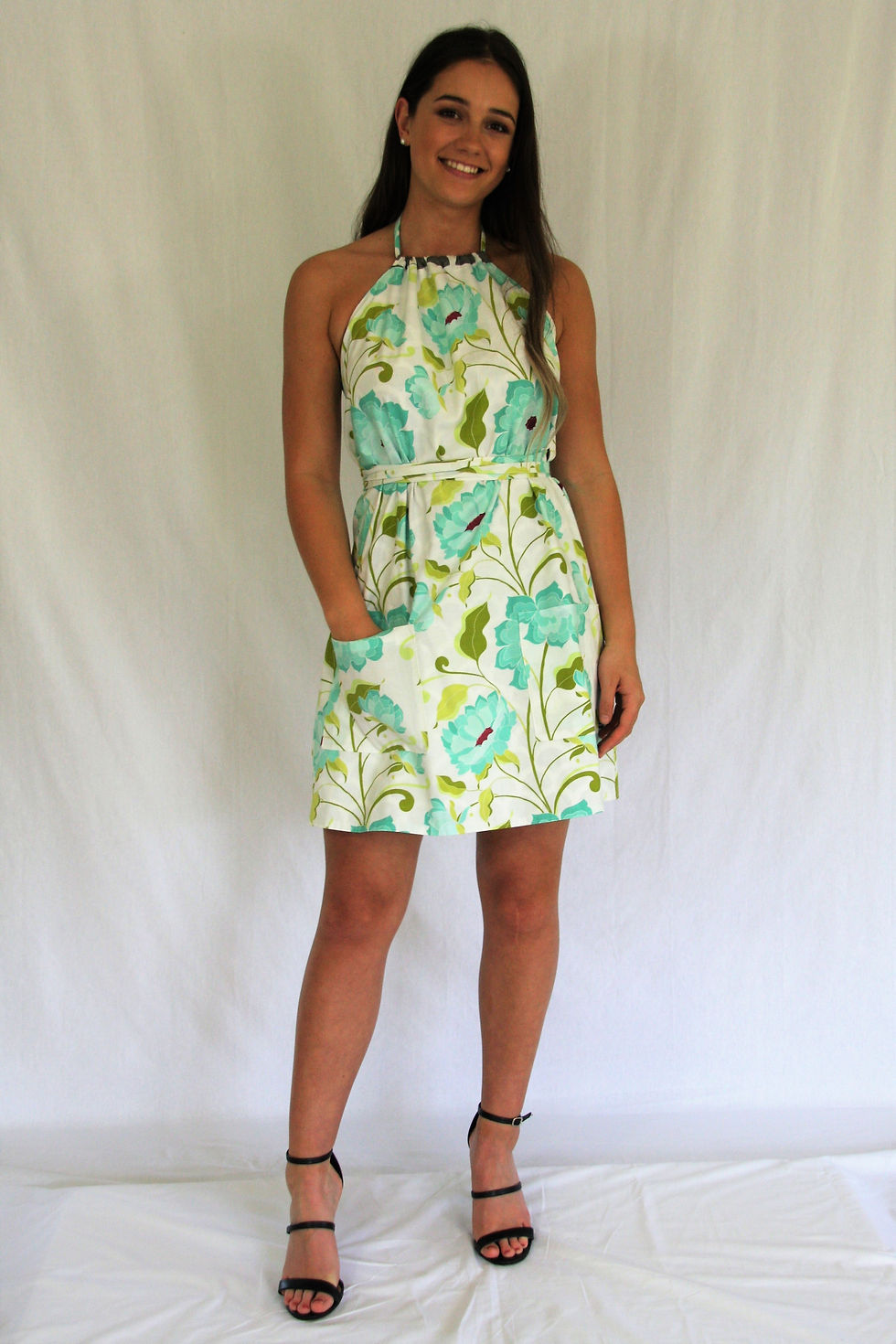 Sommer Dress - White Floral