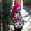 Thumbnail: Cardigan Cape - Navy Floral