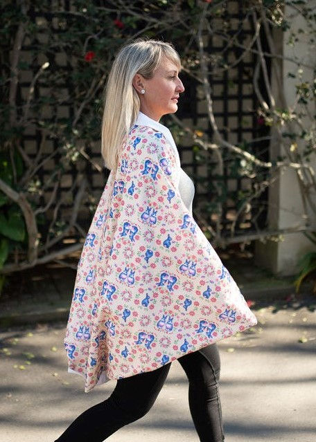 Thumbnail: Cardigan Cape - Bunny