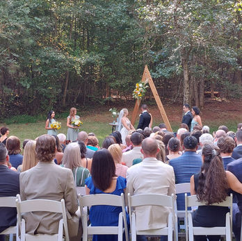 outdoor wedding wedding ceremony
