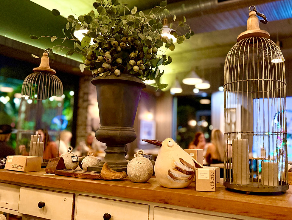 Styling decor for a hallway table.