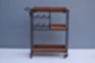 Carrello mobile bar portabottiglie Lio
