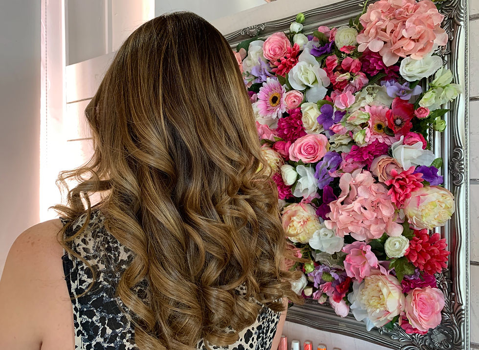 Root touch up and balayage freshen up after lockdown