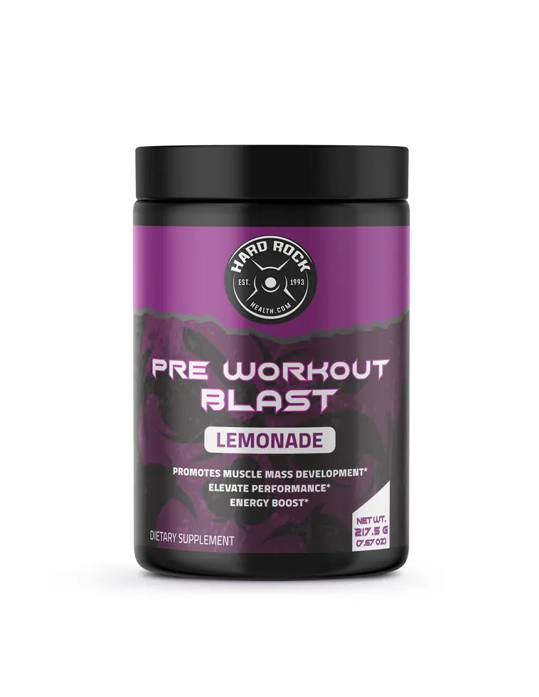 Pre-Workout Blast – Lemonade Flavor pre-workout supplement for energy, endurance, and peak workout performance