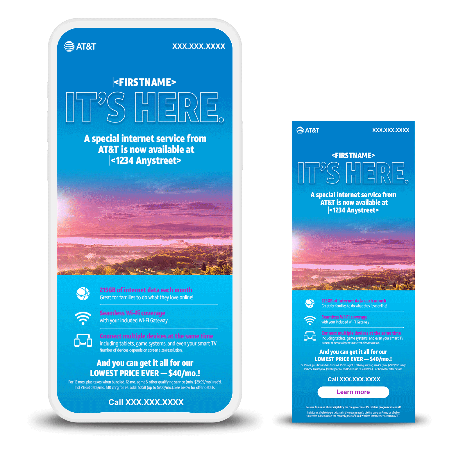 AT&T Fixed Wireless
Email Touch 1