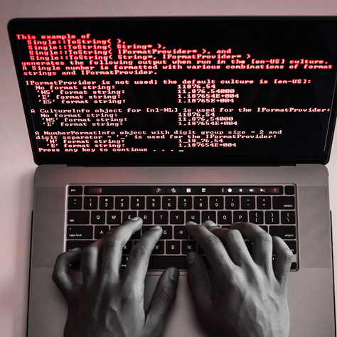 cyber risk accessing business laptop