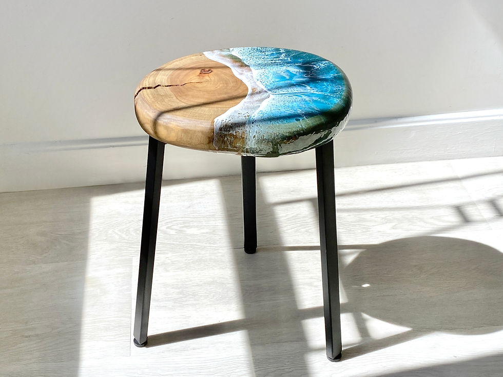 Thumbnail: Live Edge Ocean Side Table (1)