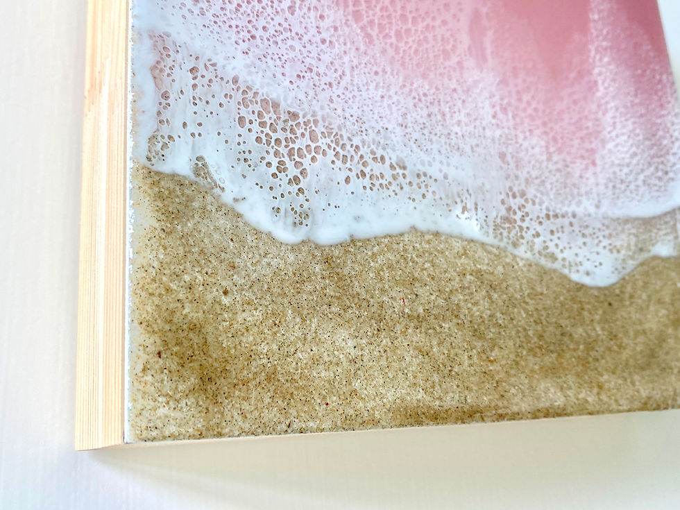 Thumbnail: Lilac Ocean Resin Painting
