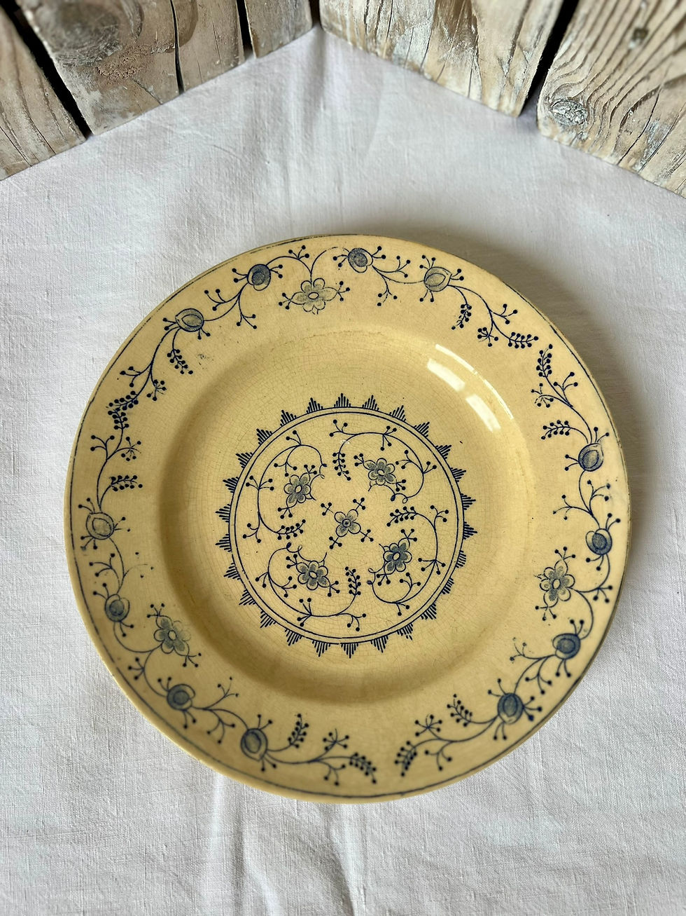 Miniature : Assiette ancienne Boch – Modèle Meissen
