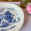 Miniature : Plat ancien rond "Ludlow" – Gien x Wedgwood (décor bleu)