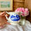 Miniature : Broc ancien Sarreguemines – modèle Romantic – décor bleu