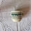 Miniature : Tasse ancienne à décor floral vert (vendue à l’unité)