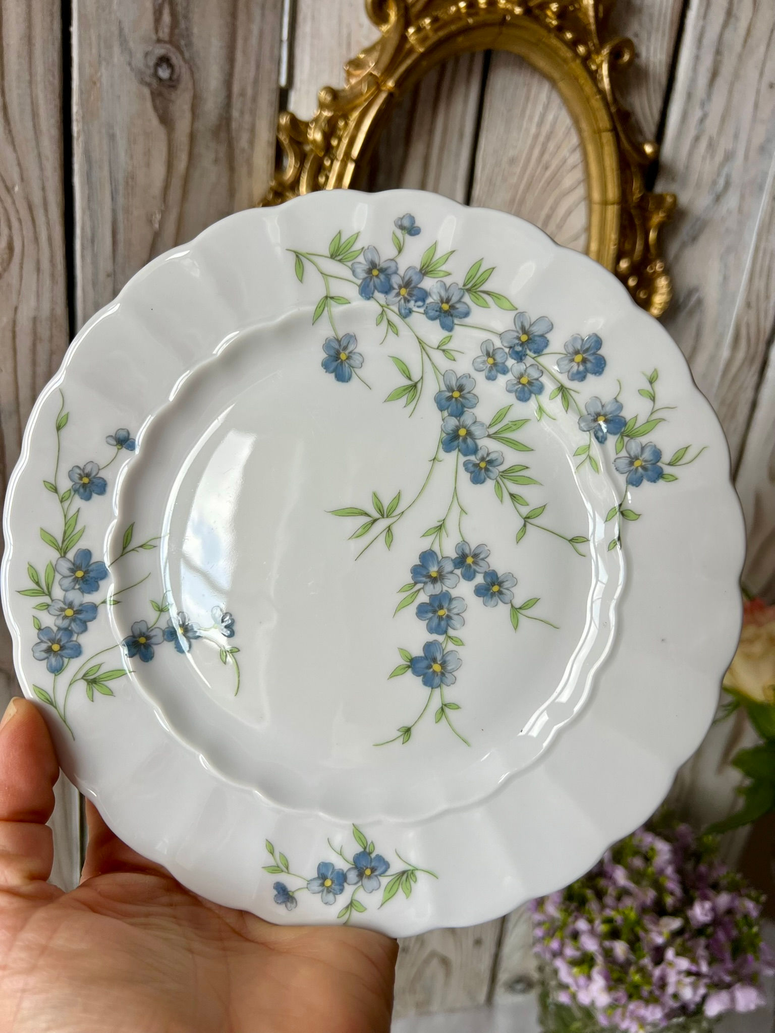 Assiette à dessert ancienne Eschenbach