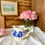 Miniature : Broc ancien Sarreguemines – modèle Romantic – décor bleu