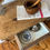 Miniature : Meuble de rangement en bois patiné