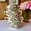 Miniature : Tasse à thé ancienne Gien – modèle Moustiers Olérys – décor floral multicolore