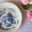 Miniature : Plat ancien rond "Ludlow" – Gien x Wedgwood (décor bleu)