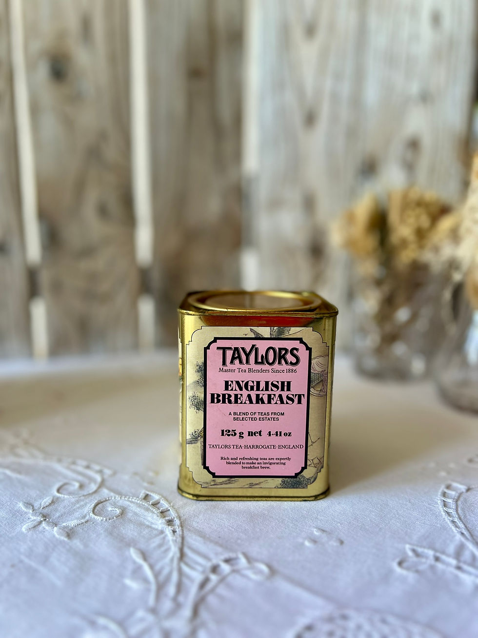 Boîte à thé ancienne Taylors of Harrogate – English Breakfast