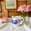 Miniature : Broc ancien Sarreguemines – modèle Romantic – décor bleu