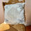 Miniature : Coussin vintage brodé main