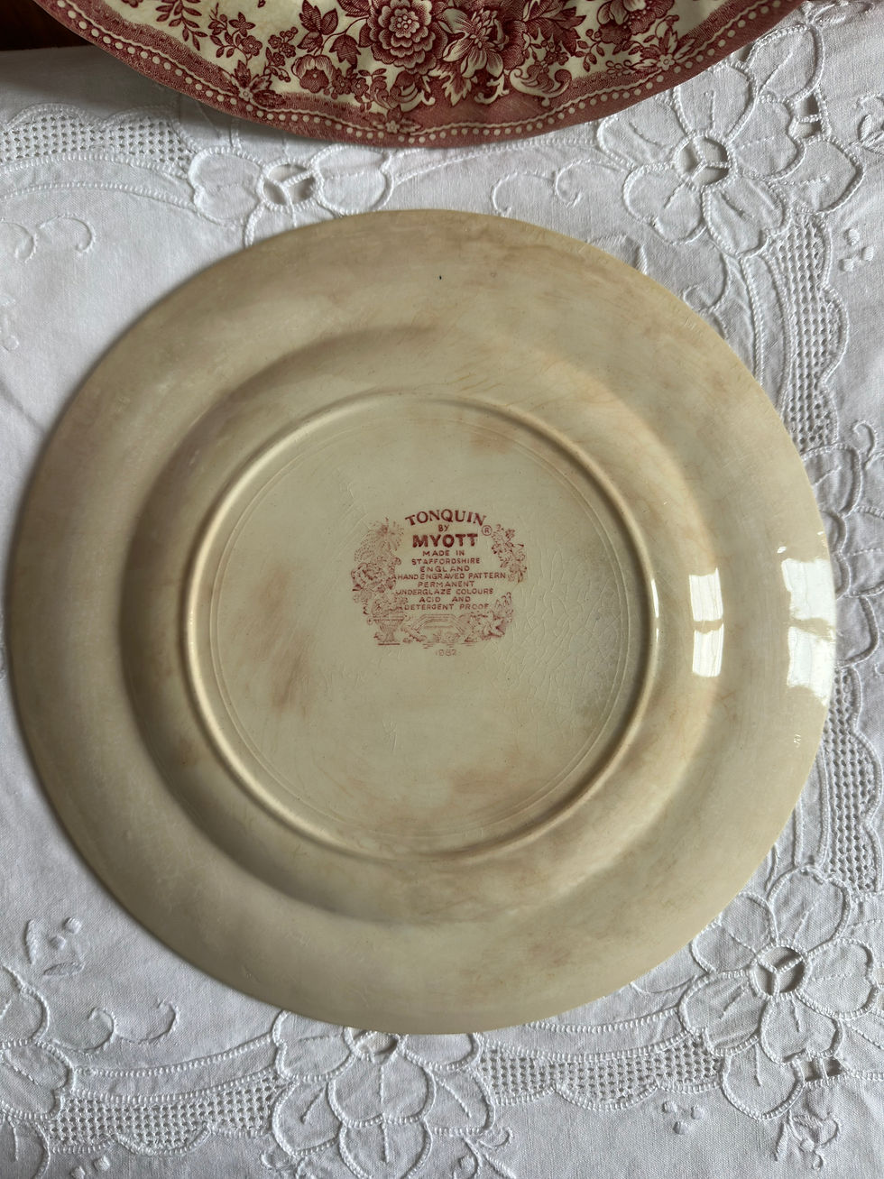 Miniature : Assiette anglaise Myott – Modèle Tonquin – 28 cm