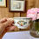 Miniature : Tasse à thé ancienne Gien – modèle Moustiers Olérys – décor floral multicolore