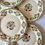 Miniature : Assiette à dessert ancienne Gien – modèle Moustiers Olérys – décor floral coloré