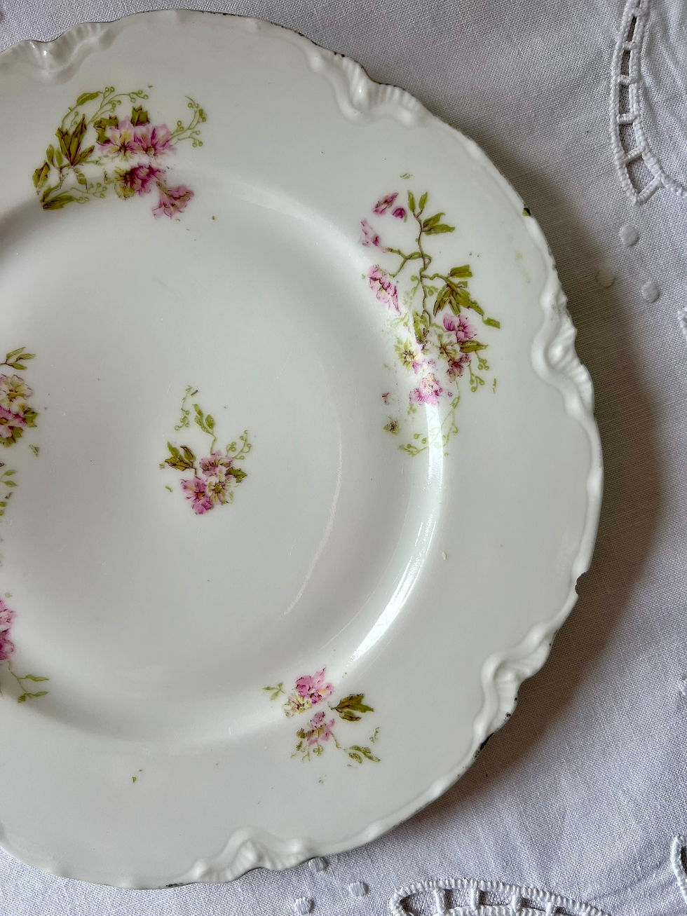 Miniature : Assiette à dessert ancienne Haviland France