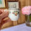 Miniature : Tasse à café ancienne Gien – modèle Moustiers Olérys – décor floral