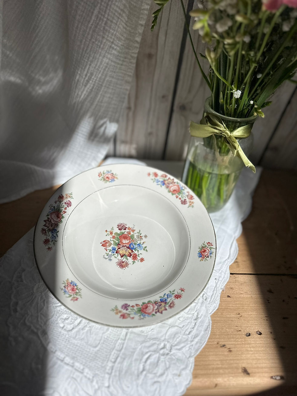Miniature : Assiette creuse ancienne Sarreguemines modèle Guy – Vente à l'unité