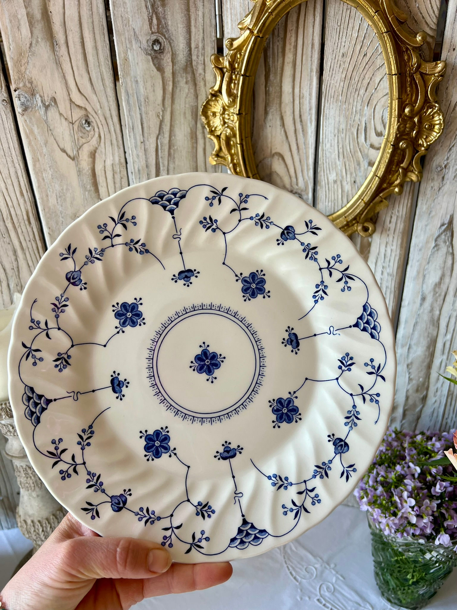 Assiette ancienne anglaise Churchill