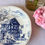Miniature : Assiette ancienne "Ludlow" – Gien x Wedgwood (décor bleu)