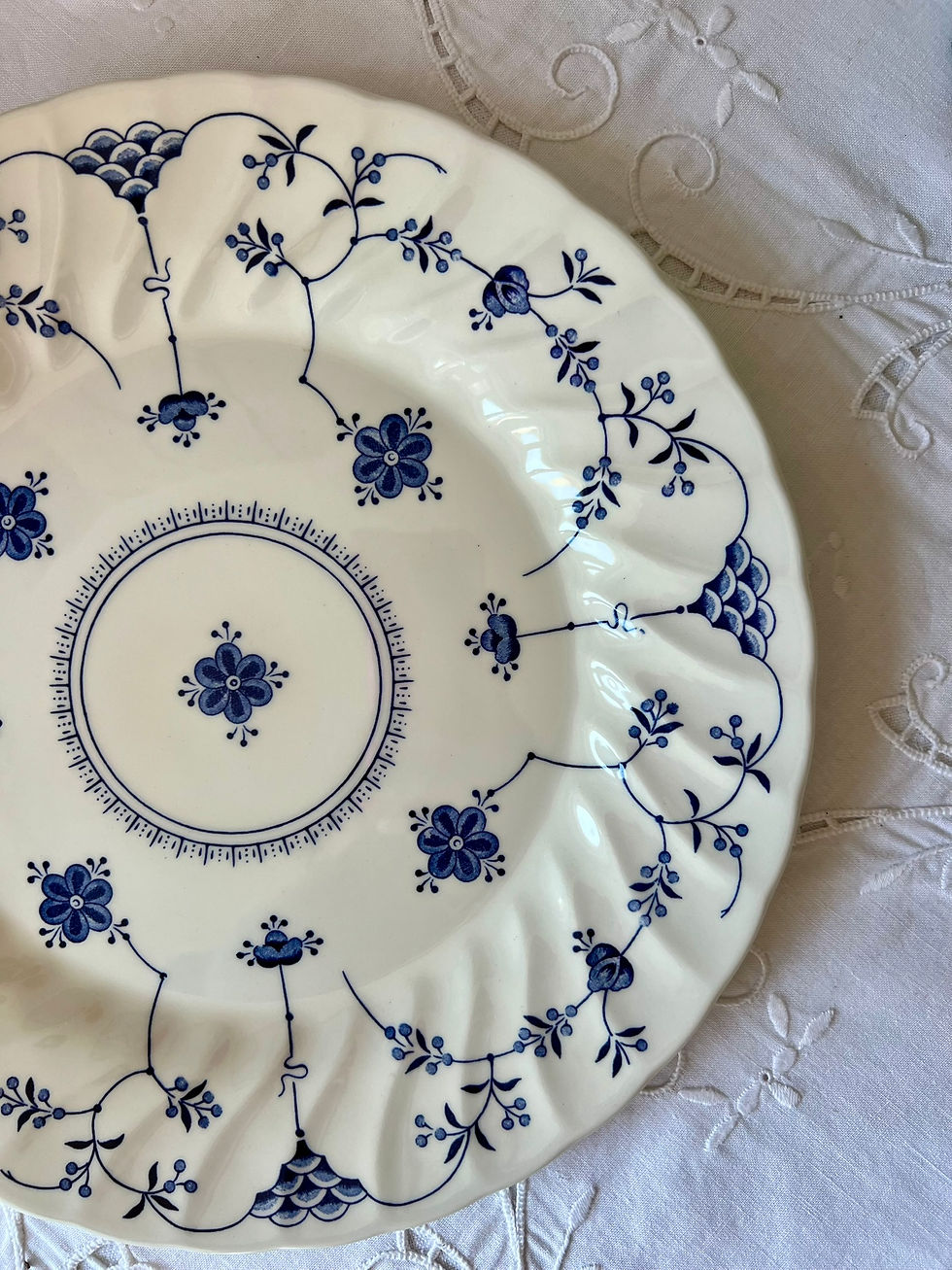 Miniature : Assiette ancienne anglaise Churchill